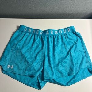 Under Armour Women's Teal Athletic Shorts